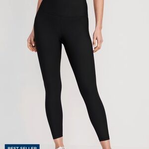 (2) Black High-Waisted Leggings
